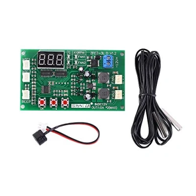 Afbeelding van Drivermodule, DC 12 V, 2 A, bit, PWM, 3 draden, ventilator, temperatuurregelaar, gouverneur voor pc, ventilator/alarm