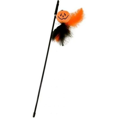 Afbeelding van Croci Halloween kattenhengel fright pumpkin 40 cm