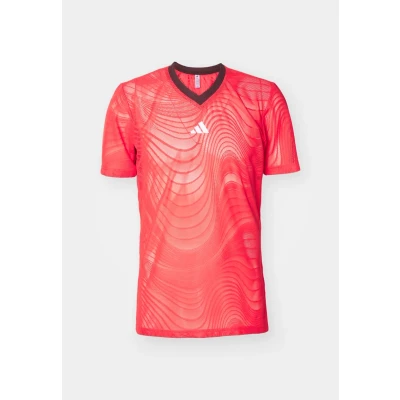 Afbeelding van adidas Performance Freelift TEE Sport Tshirt, Heren, Maat: XL, Semi lucid red