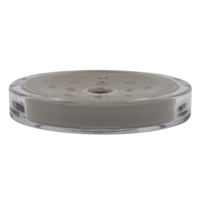 Afbeelding van MSV Toiletborstel in houder/wc borstel Aveiro PS kunststof/rvs limegroen/zilver 37 x 14 cm Toiletborstels