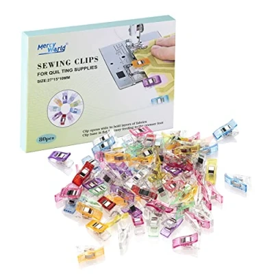 Afbeelding van 80 stks clips voor naaien quilten Crafting wonder clips, knutsel accessoires