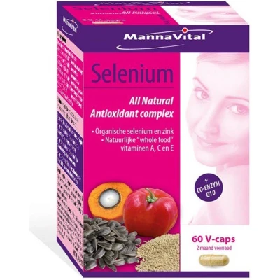Afbeelding van MannaVital Selenium Complex Capsules 60VCP