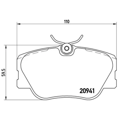 Afbeelding van Brembo Remblokset P 50 008