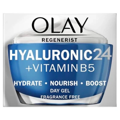 Afbeelding van Hyaluronic 24 vitamine B5 vochtinbrengende crème, daggelcrème met hyaluronzuur, niacinamide voor een gladdere, gezonder uitziende huid, 50 ml