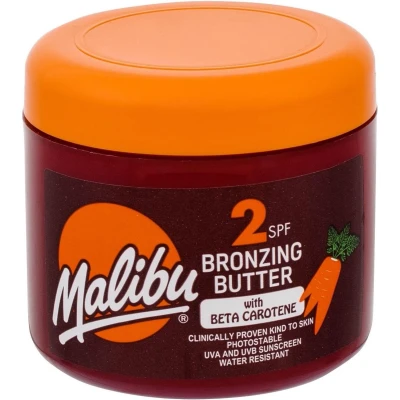 Afbeelding van Malibu Fast Tanning Bronzing Butter With Beta Carotene SPF 2 300 ml