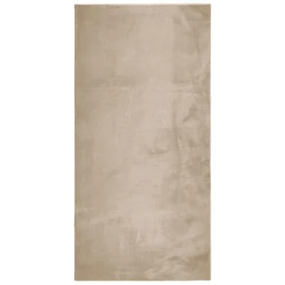Afbeelding van Vloerkleed HUARTE laagpolig zacht wasbaar 100x200cm zandkleurig