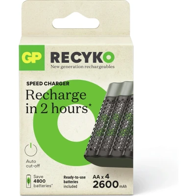 Afbeelding van GP Usb lader M451+4xaa 2600mah Batterijoplader