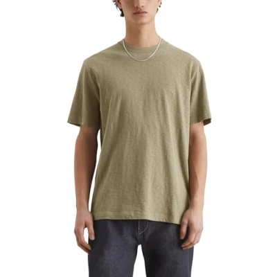 Afbeelding van Marc O&#039;Polo Denim LOGO Print Tshirt basic, Heren, Maat: Large, Dusky green