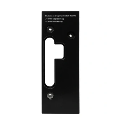 Afbeelding van Freesmal sluitplaat rechts 127 x 23 mm Per stuk