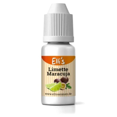 Afbeelding van Ellis aroma&#039;s limoen maracuja levensmiddelaroma vloeibaar voor levensmiddelen en vloeistoffen, het bakken, koken, zoals pap kwark caloriearm