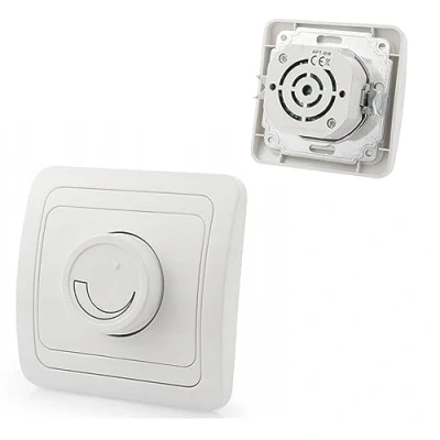 Afbeelding van dimmer 600W stopcontact, schakelaar, knop,