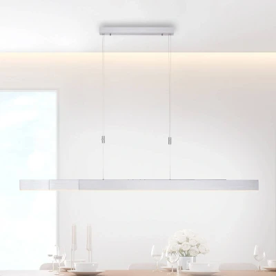 Afbeelding van Paul Neuhaus hanglamp e Slide 3 lichts 120 200 x200 cm mat chroom