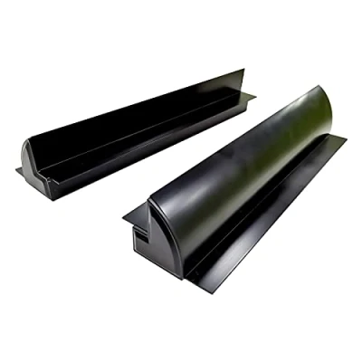 Afbeelding van enjoy solar Zonnepaneel, aluminium, 550 mm houder, spoiler, dakgeleiding in zwart, ideaal voor campers, caravans en boot