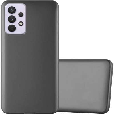 Afbeelding van Cadorabo Hoesje geschikt voor Samsung Galaxy A33 5G in METALLIC GRIJS Beschermhoes gemaakt van flexibel TPU silicone Case Cover