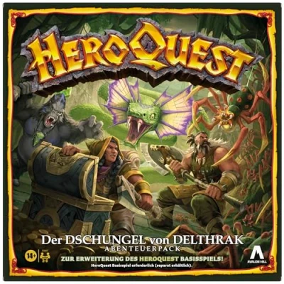 Afbeelding van Avalon Hill HeroQuest De jungle van Delthrak Adventure Pack, basisspel vereist, rollenspel Duitse versie