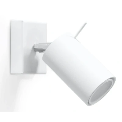 Afbeelding van Wandlamp design RANDY Staal Wit