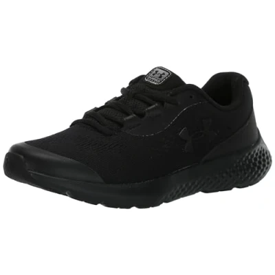 Afbeelding van Under Armour Visual Cushioning BGS Charged Rogue Stabiliteit hardloopschoenen voor kinderen, Maat: 38, Black Textiel