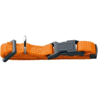 Afbeelding van HUNTER Halsband London Oranje Vario Basic Maat M: 30 46cm Halsomvang, B10mm Hond