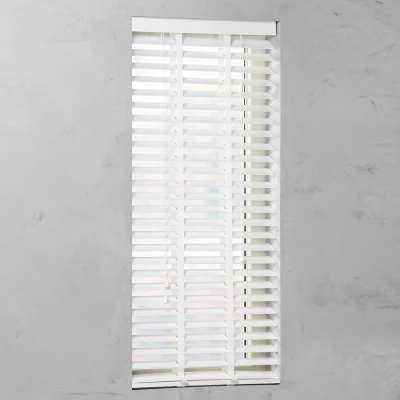 Afbeelding van Houten Jaloezie 50 mm Smart White 100x220cm (Wit)
