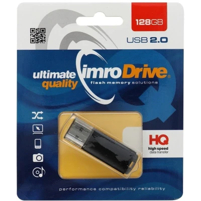 Afbeelding van Imro USB Stick 2.0 128 GB Zwart