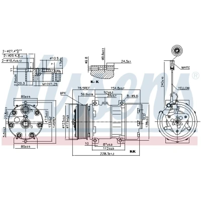Afbeelding van Nissens Airco compressor 89473