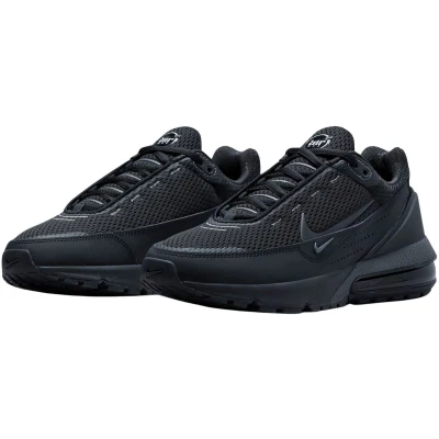 Afbeelding van NIKE Sportswear AIR MAX BPM Sneakers laag, Heren, Maat: 46, Black/anthracite Imitatieleer/ textiel