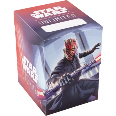 Afbeelding van Gamegenic, Star Wars: Unlimited Soft Crate Darth Maul, bevat 60 dubbele kaarten inclusief Token Box