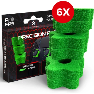 Afbeelding van ProFPS Precision Rings geschikt voor PlayStation 4 (PS4), 5 (PS5) &amp; Xbox Controller eSports Gaming Accessoires Soft+ Thumb Grips 6 stuks