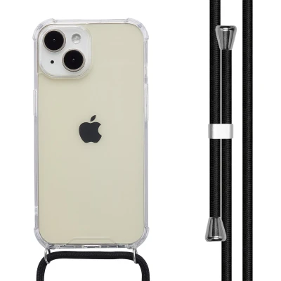 Afbeelding van Apple iPhone 15 Hoesje Kunststof imoshion Hardcase/Koordhoesje/Backcover Transparant Telefoonhoesje