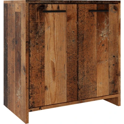 Afbeelding van Vicco Wastafelonderkast Kiko, Eiken rustiek, 58 x 60 cm
