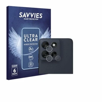 Afbeelding van Savvies Screenprotector voor Motorola Moto G56 (ALLEEN Camera Lens) Folie Beschermfolie transparant (6 Stuks)