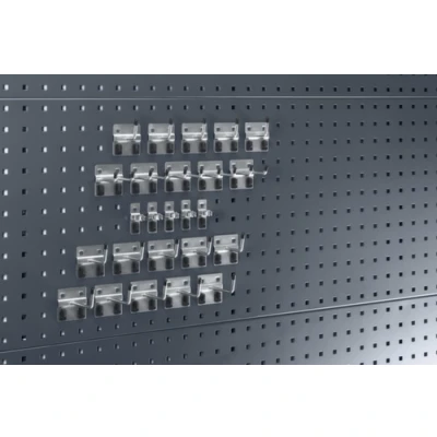 Afbeelding van Bott Gereedschaphouder assortiment BxH mm 15 haken/5 dubb.haken/5 gereedsch.klem. 25 delig 5 gereedschapsklemmen 1 stuk 14030101
