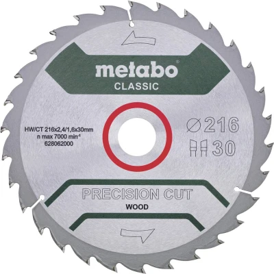 Afbeelding van Metabo 628326000 Cirkelzaagblad 254 x 30 1.6 mm Aantal tanden: 40 1 stuk(s)