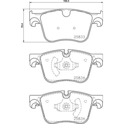 Afbeelding van Brembo Remblokset P 61 127