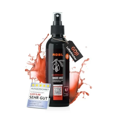 Afbeelding van ADBL Magic Mist (200ml) auto luchtverfrisser voor langdurige geur in het voertuig of thuis Goji Berries verkwikkende met fruitige touch compacte geurspray autoparfum meer frisheid