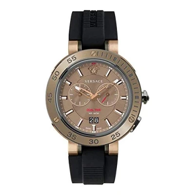 Afbeelding van Versace VECN00319 horloge mannen Roestvrij Staal grijs