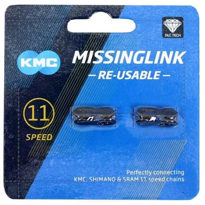 Afbeelding van KMC MissingLink 11 DLC 5.65mm ZwartKMC Fietskettingverbinder