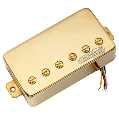 Afbeelding van Wilkinson Vintage Alnico 5 PAF Humbucker Brug Element Pickup voor Epiphone USA Les Paul SG stijl Elektrische Gitaar, Goud