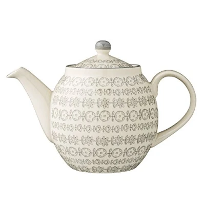 Afbeelding van Bloomingville Theepot Karine, grijs, keramiek