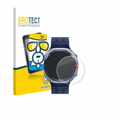Afbeelding van BROTECT Glas Screenprotector voor Samsung Galaxy Watch Ultra 2 (47 mm) Gehard Beschermglas 9H