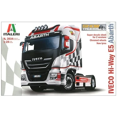 Afbeelding van 1:24 Italeri 3934 Iveco HI WAY E5 Abarth Plastic Modelbouwpakket