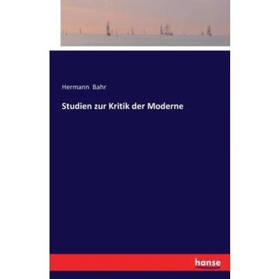 Afbeelding van Studien zur Kritik der Moderne