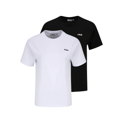 Afbeelding van Fila BARI 2 PACK Tshirt basic, Dames, Maat: Large, Schwarz/white