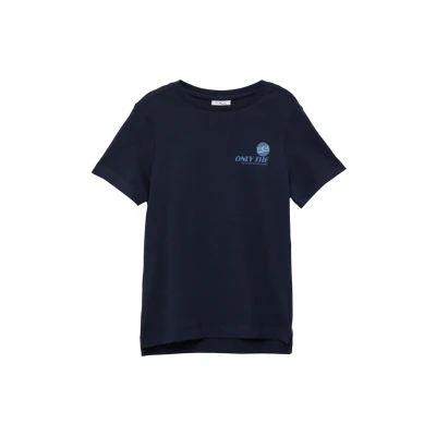 Afbeelding van s.Oliver MIT Front UND RÜCKEN Tshirt print voor kinderen, Maat: 92/98, Navy