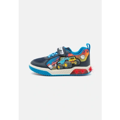 Afbeelding van Geox Light UP INEK BOY Sneakers laag voor kinderen, Maat: 37, Navy/light blue Imitatieleer/ textiel