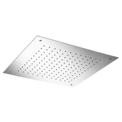 Afbeelding van HotBath Mate inbouwhoofddouche vierkant 50x50cm nikkel Geborsteld