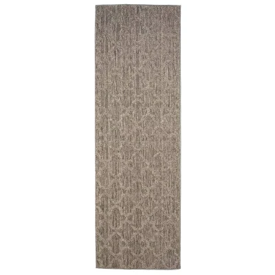 Afbeelding van Balkonkleed Trellis Retreat Grijs 80x250 Cm