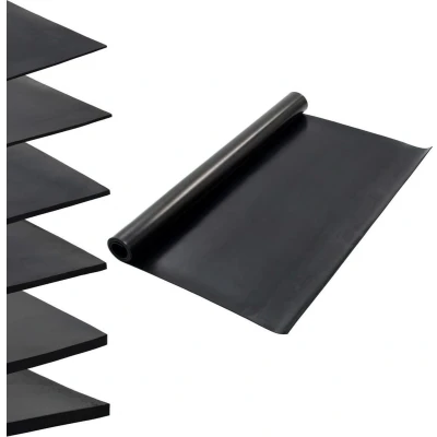 Afbeelding van vidaXL Vloermat anti slip 4 mm glad 1,2x2 m rubber