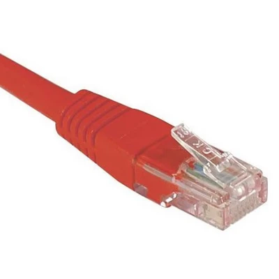 Afbeelding van Netwerkkabel RJ45 CAT 5E U/UTP rood 0.3 m