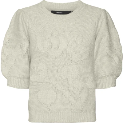 Afbeelding van Vero Moda Vmaire 2/4 O Neck Pullover Birch BEIGE M